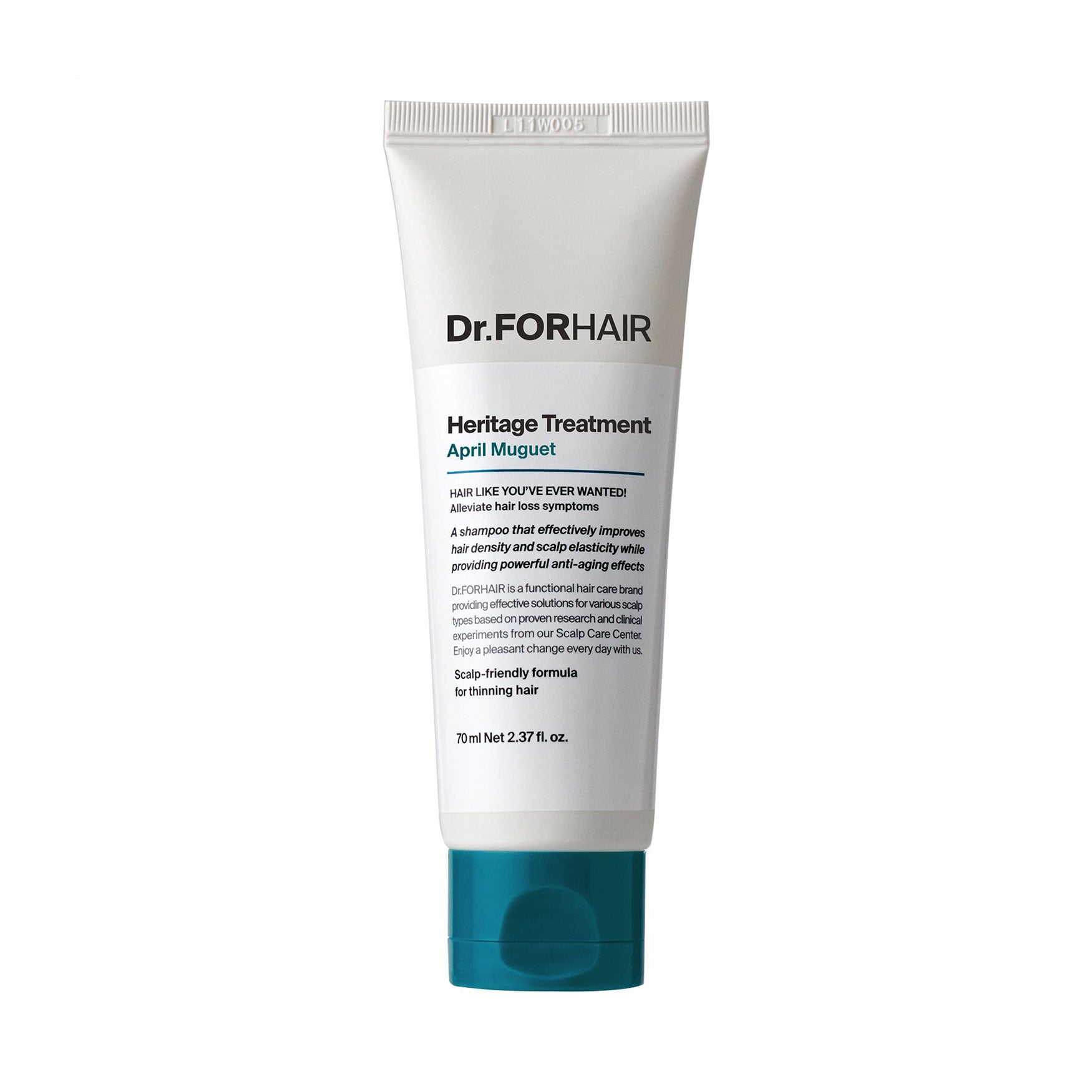 Зволожувальна маска-кондиціонер для волосся та шкіри голови Dr.FORHAIR Heritage Treatment April Muguet, 70 мл